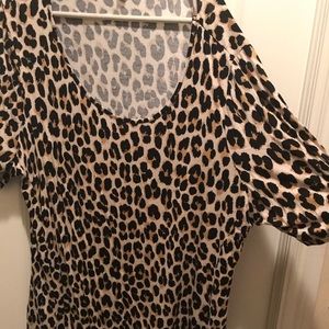 Leopard print blouse